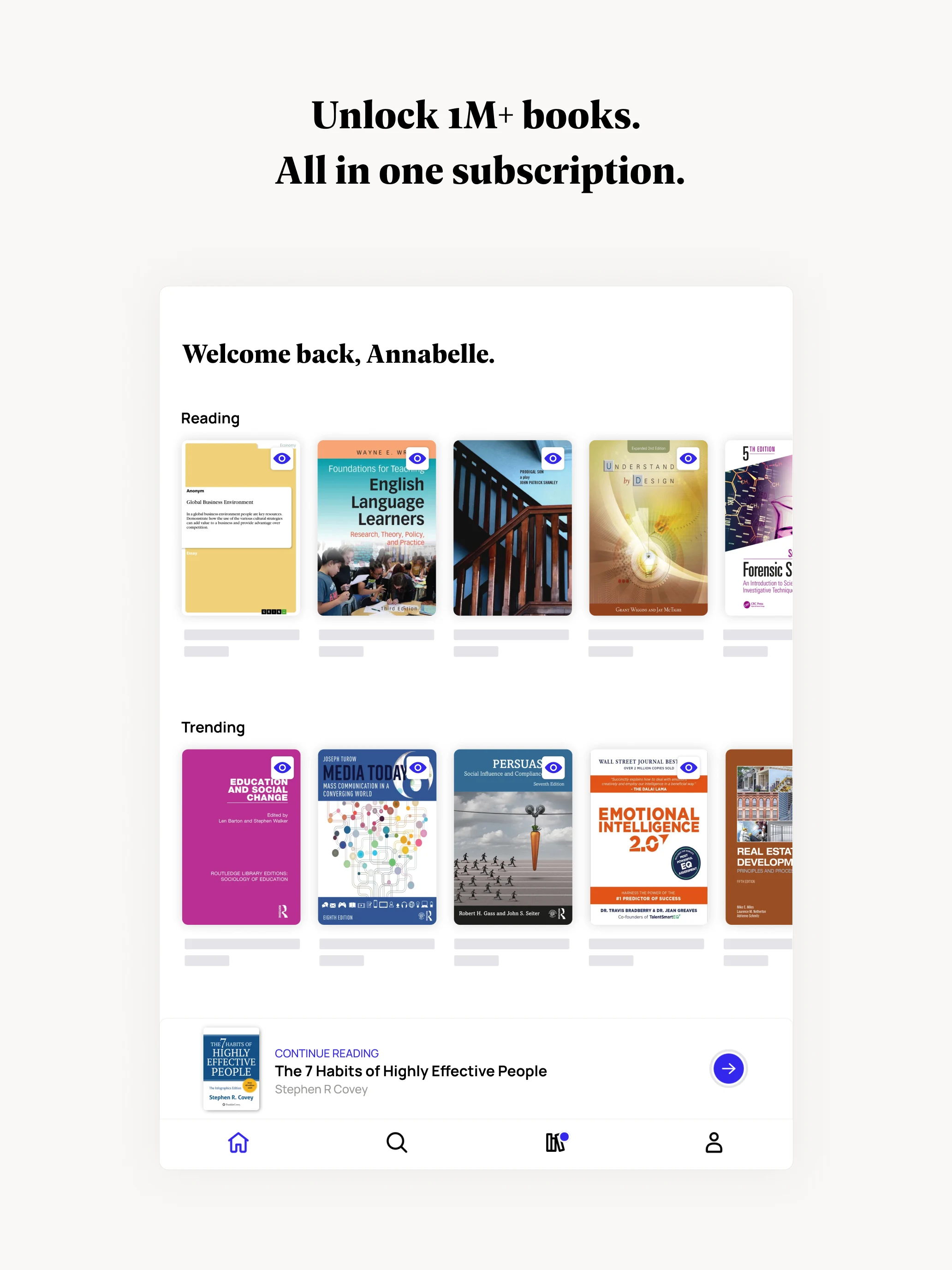 Perlego: Books & Textbooks screenshot